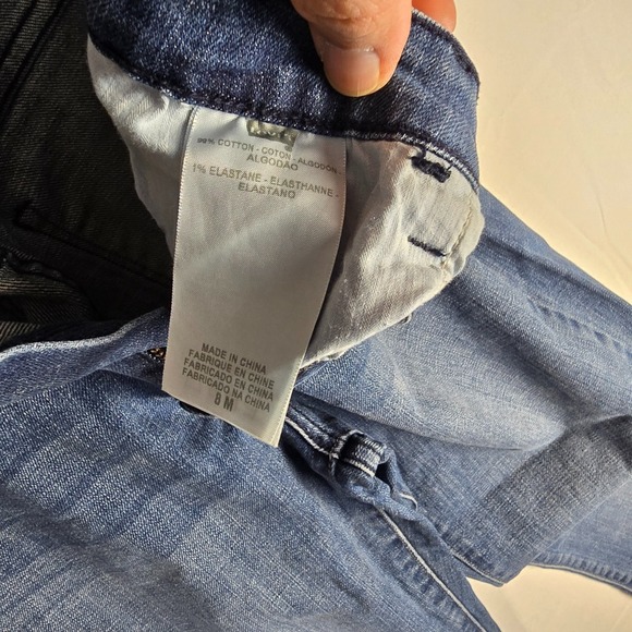 Levi's Mid Rise Skinny Boot Jeans Size‎ 8M Blue Denim Light Wear - Picture 7 of 16